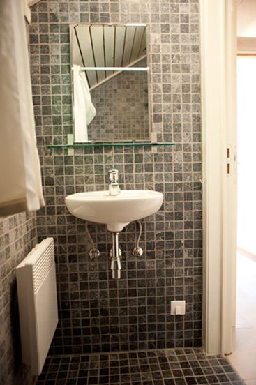 La salle de douche